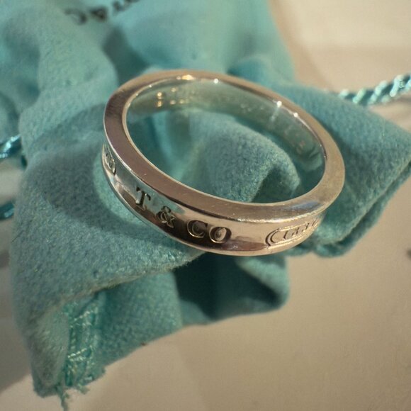 Tiffany 1837™ Ring (Size 5.5) Just Had Cleaned at Tiffany Store! - Picture 4 of 14